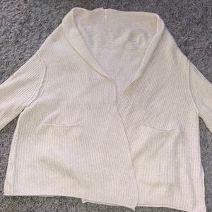 Over sized light weight sweater, ivory, x sm / am
